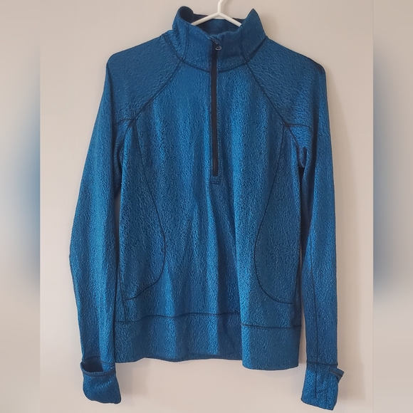 Sz 10 Lululemon Rush Hour 1/2 Zip Running Long Sleeve Pullover Sweater. - Picture 6 of 14